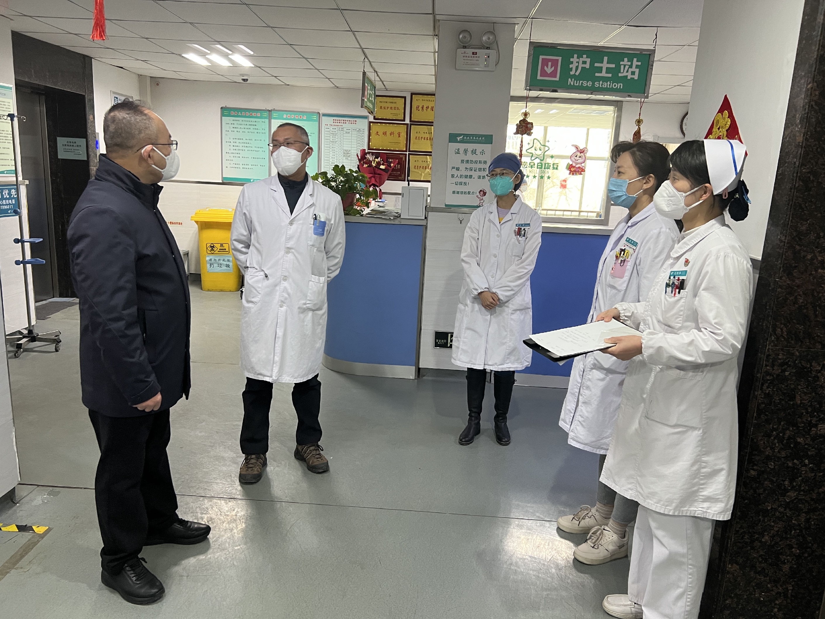 新春慰问心系一线 笃行不怠共创未来——市九院春节期间医疗安全质量检查