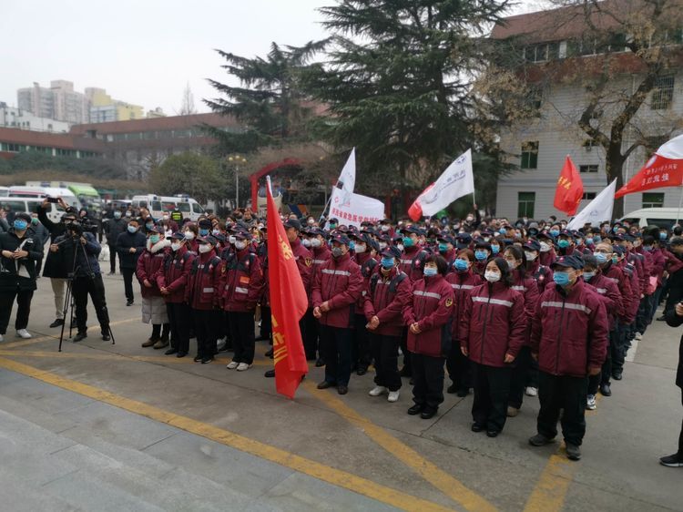 【图片直击】武汉！九院英雄已踏上征程