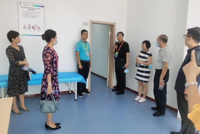 市九院领导到十四运会媒体村医疗站慰问并检查指导工作 市九院领导到十四运会媒体村医疗站慰问并检查指导工作