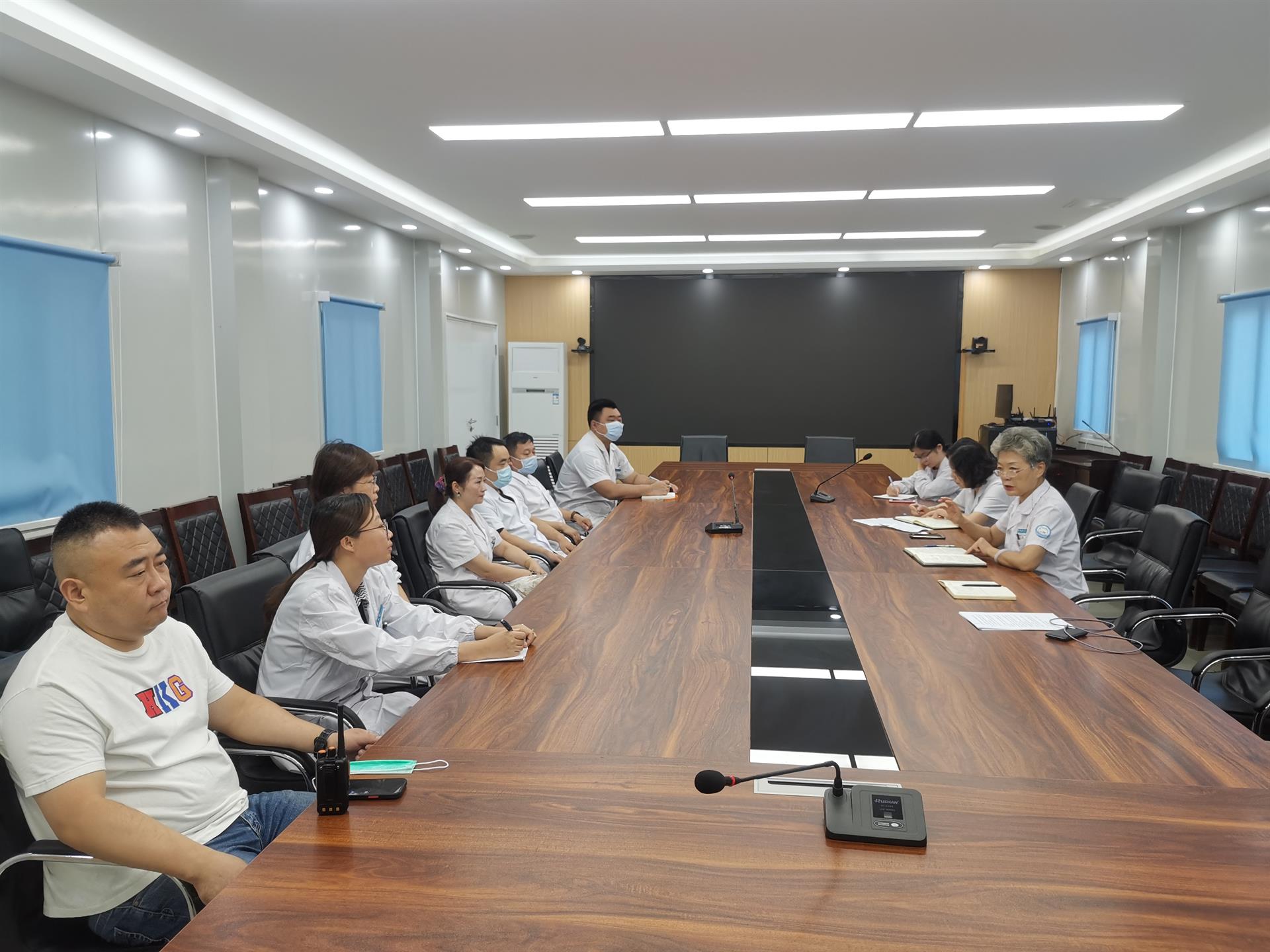 市九院召开2021年度新任中层任前廉政提醒谈话会 市九院召开2021年度新任中层任前廉政提醒谈话会