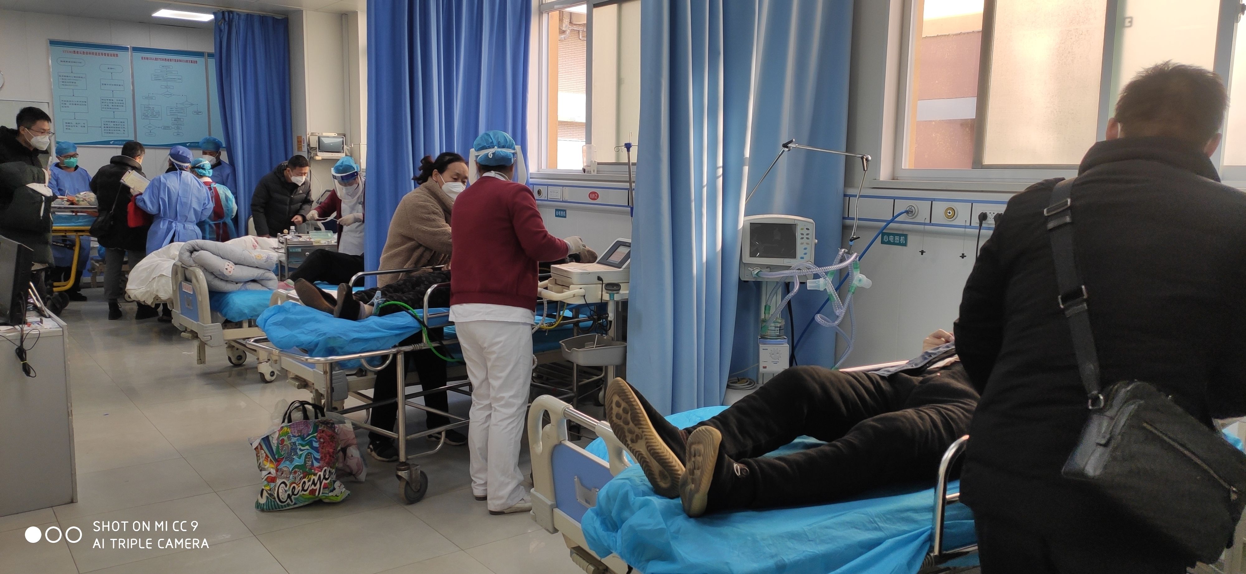 市九院白衣战士，直面病毒，坚守阵地