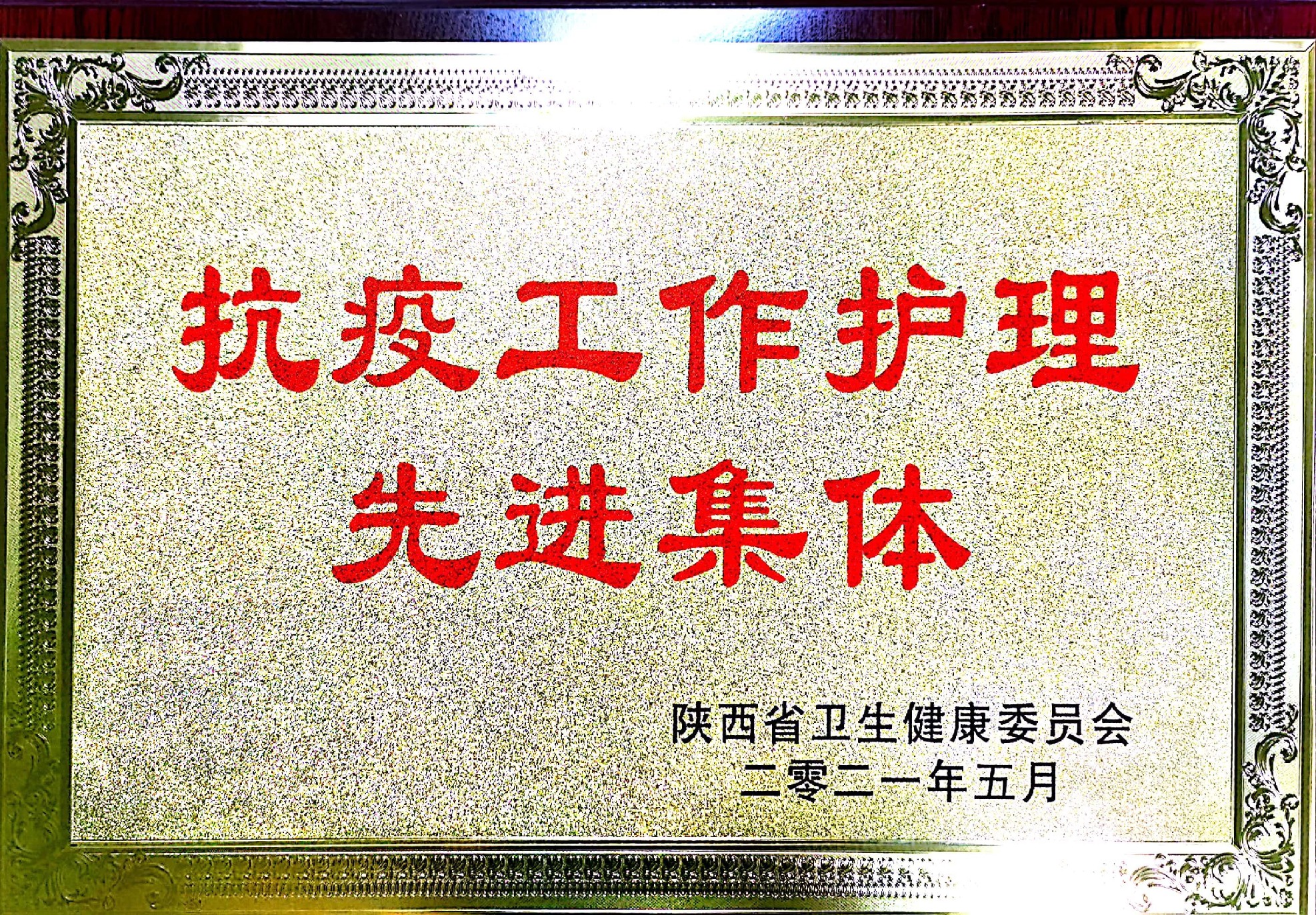 【荣誉】西安市第九医院急诊科获陕西省卫生健康委员会授予《抗疫工作护理先进集体》称号 【荣誉】西安市第九医院急诊科获陕西省卫生健康委员会授予《抗疫工作护理先进集体》称号