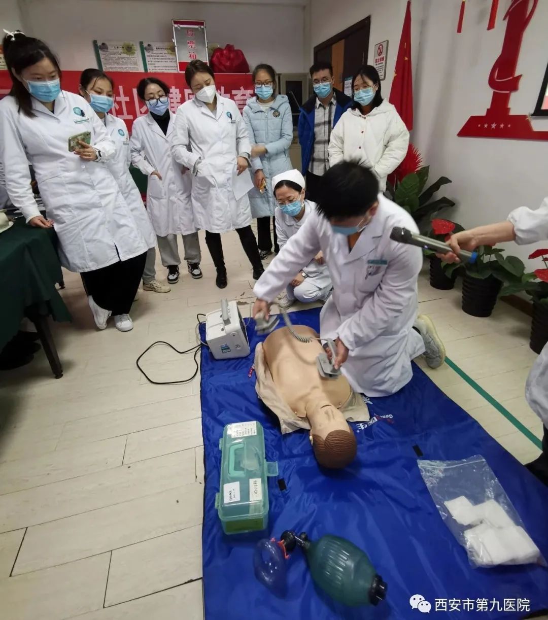 西安市第九医院心血管病院助力碑林区社区卫生服务中心 提升基层医院急性心肌梗死救治能力 西安市第九医院心血管病院助力碑林区社区卫生服务中心 提升基层医院急性心肌梗死救治能力