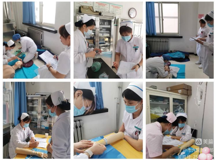 重基础抓学习 三年内护士操作考核圆满结束