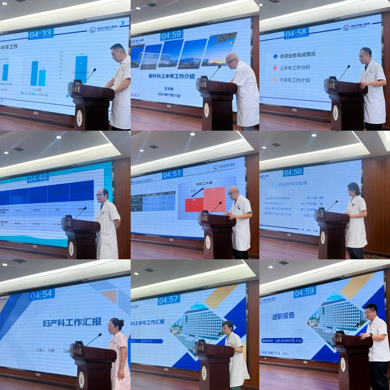 【共话发展,砥砺前行】西安市第九医院召开临床医技中层干部2024年上半年工作总结暨下半年工作计划汇报会 【共话发展,砥砺前行】西安市第九医院召开临床医技中层干部2024年上半年工作总结暨下半年工作计划汇报会