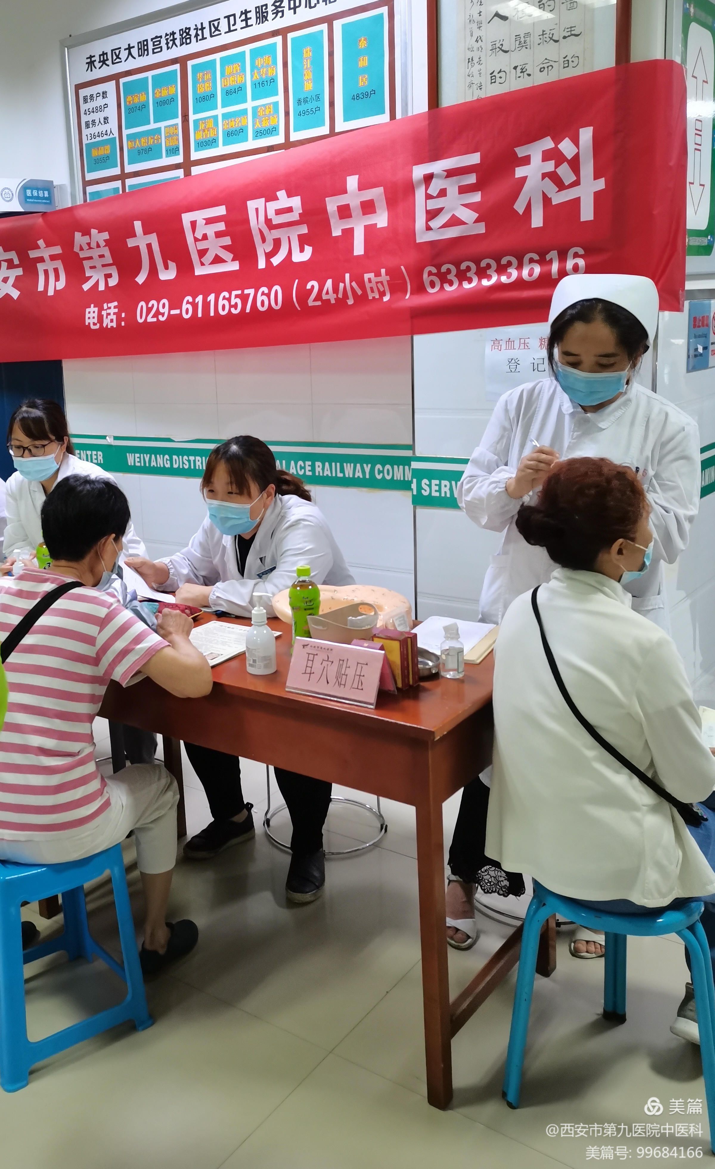 中医科走进社区大明宫铁路卫生服务中心