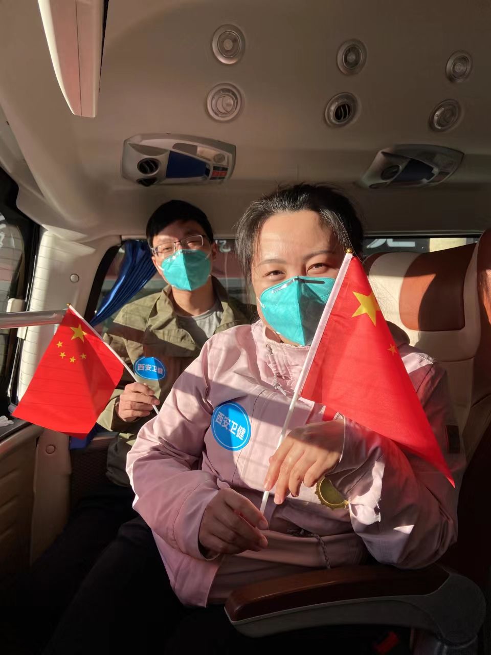 在阳光下——西安市第九医院驰援吉林抗疫纪实（四） 核酸采样八组