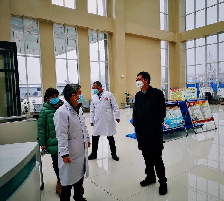 党明海院长赴蓝田县人民医院查看新型冠状病毒感染的肺炎防控工作