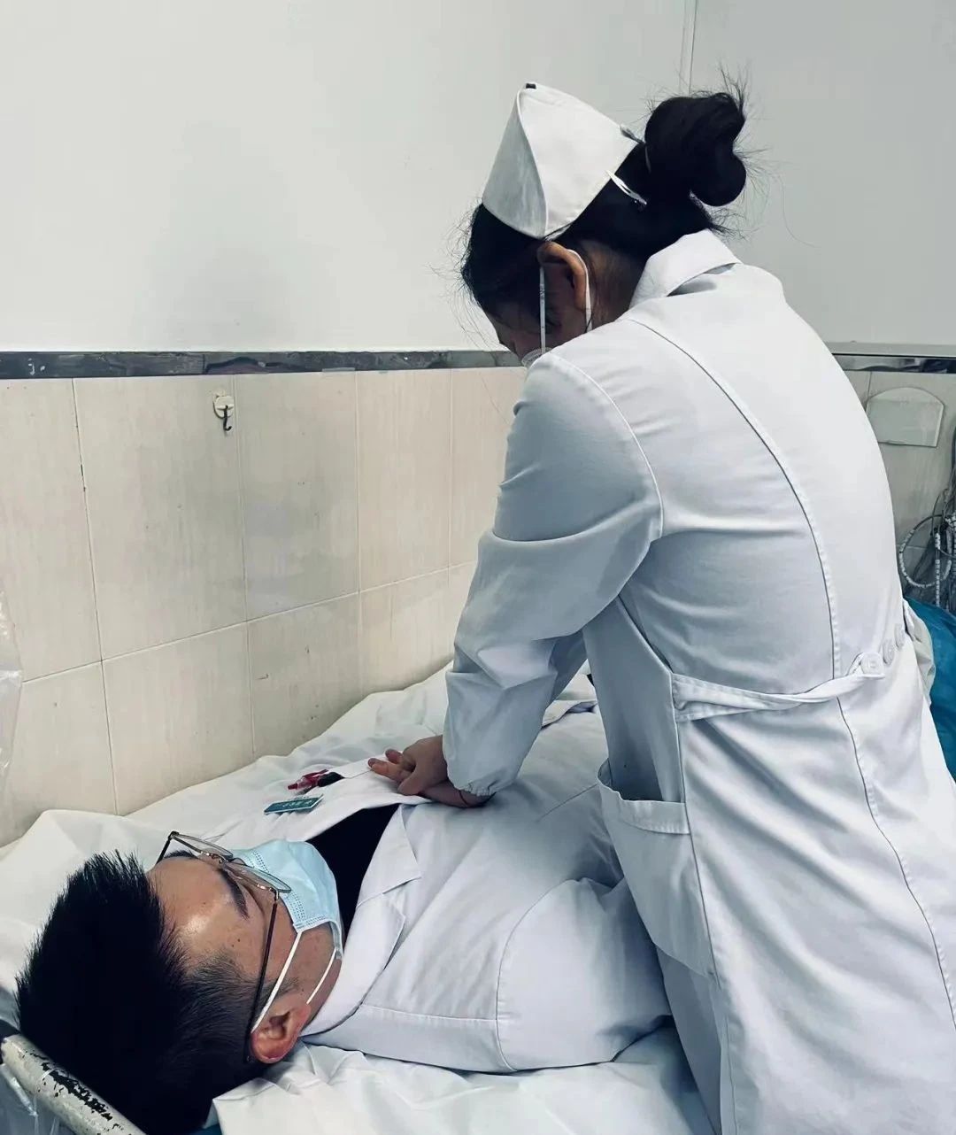 心血管病院二科护理操作练兵掠影